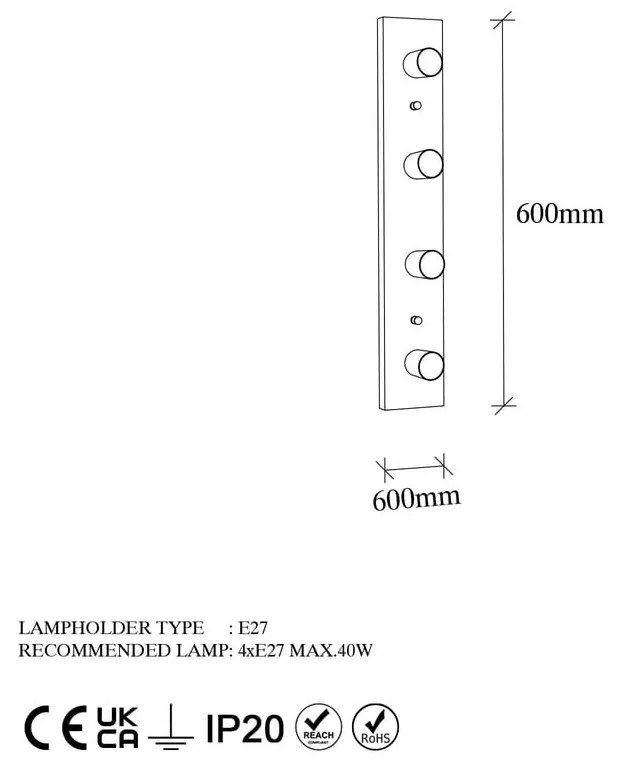 Biały kinkiet Mirro – Opviq lights