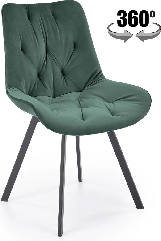 Krzesło do jadalni K519 Halmar z obrotowym siedziskiem