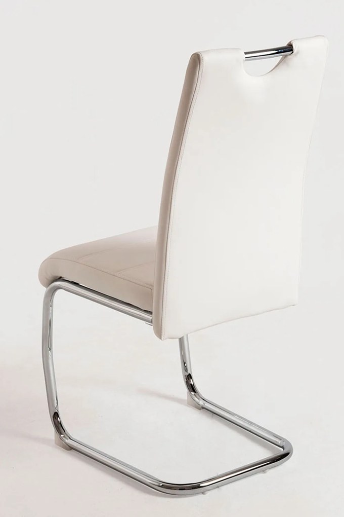 Zestaw 4 Krzese Hallen Ekoskóra