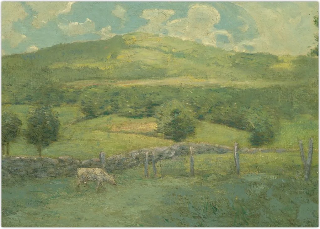 Obraz na szkle - Julian Alden Weir, Obweebetuck, reprodukcje (70x50 cm)