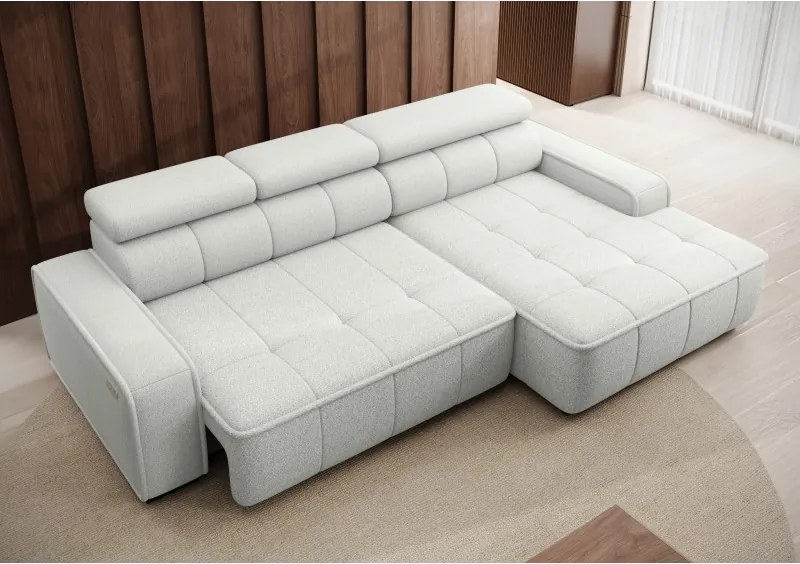 THIAGO S MINI z elektryczną regulacją siedziska Prawostronny w tkaninie SERENO 681 WERSAL