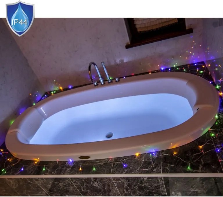 Świąteczne LED oświetlenie - 10 m, 100 LED, kolorowe