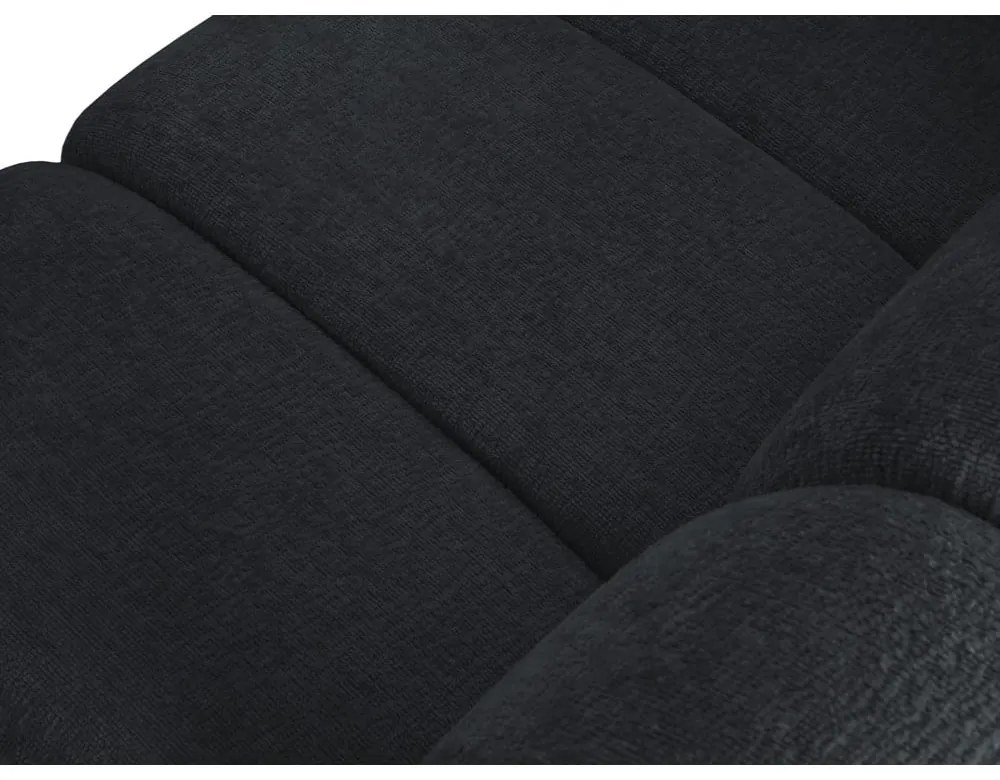 Czarna sofa 318 cm Lupine – Micadoni Home