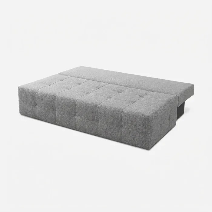 Sofa z Funkcją Spania MORANA Szara Szenil Nowoczesna