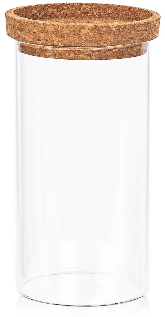 4Home Szklany pojemnik do żywności z pokrywką Cork, 1000 ml, 1000 ml