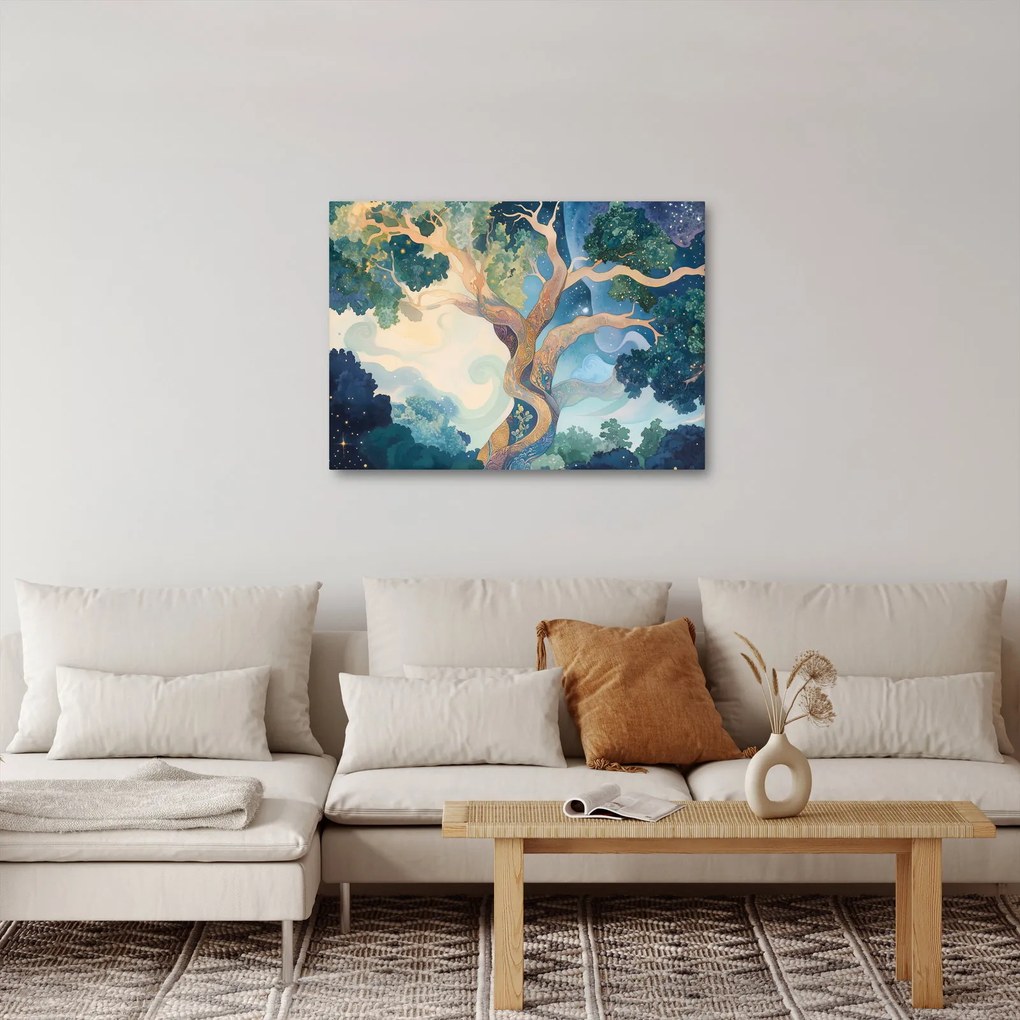 Obraz – Kosmiczne drzewo (70x50 cm)