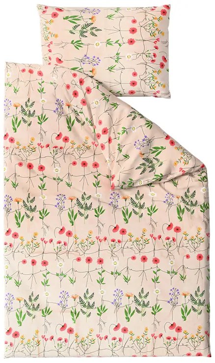 PrzytulneMieszkanie.pl PrzytulneMieszkanie.pl Bawełniana pościel HERBAR BLEND beżowa Rozmiar pościeli: 70 x 90 cm | 140 x 220 cm