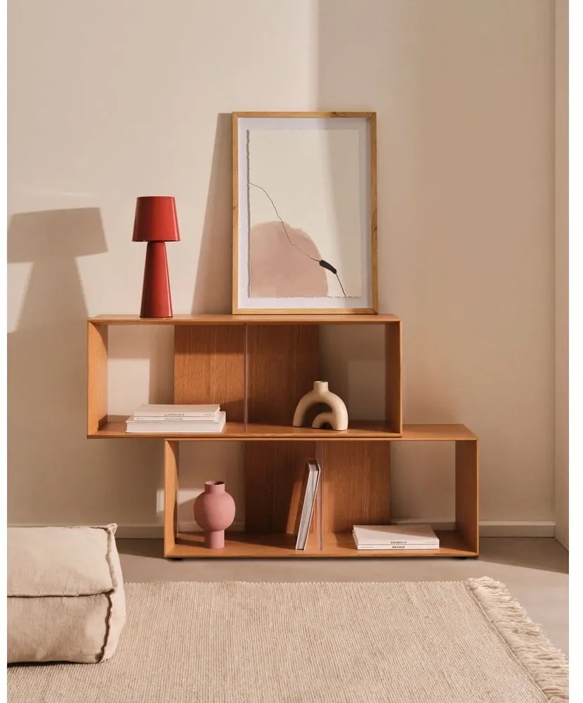 Modułowy system półek w dekorze dębu 101x38 cm Litto – Kave Home