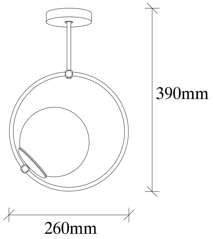 Czarna metalowa lampa wisząca Opviq lights Erasto