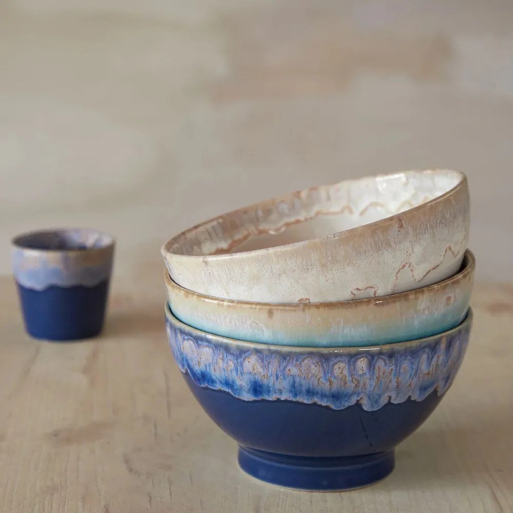 Turkusowe kamionkowe miski zestaw 4 szt. ø 15 cm Latte – Costa Nova