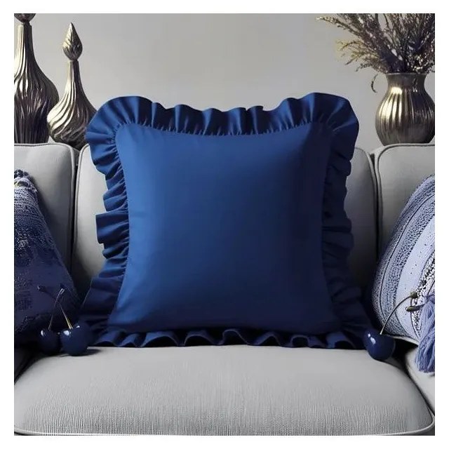Poszewka na poduszkę z mieszanki bawełny 40x40 cm Ruffled – Mila Home