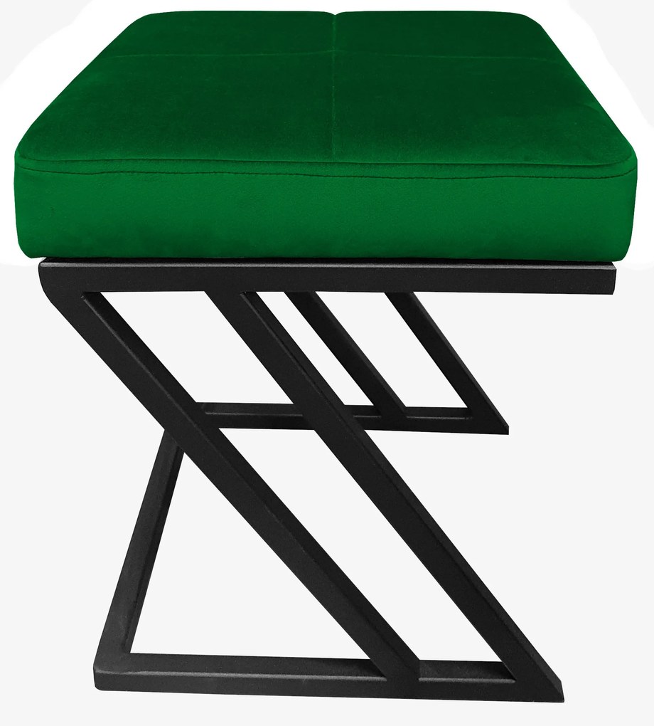 Pufa ZETA LOFT ławka taboret podnóżek metal MG25