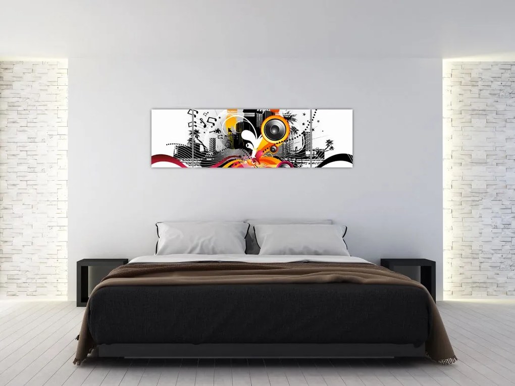 Obraz - Muzyka (170x50 cm)