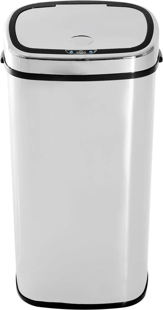 HOMCOM Automatyczny Kosz na śmieci z Czujnikiem Kuchnia Stal Nierdzewna 68L Srebrny