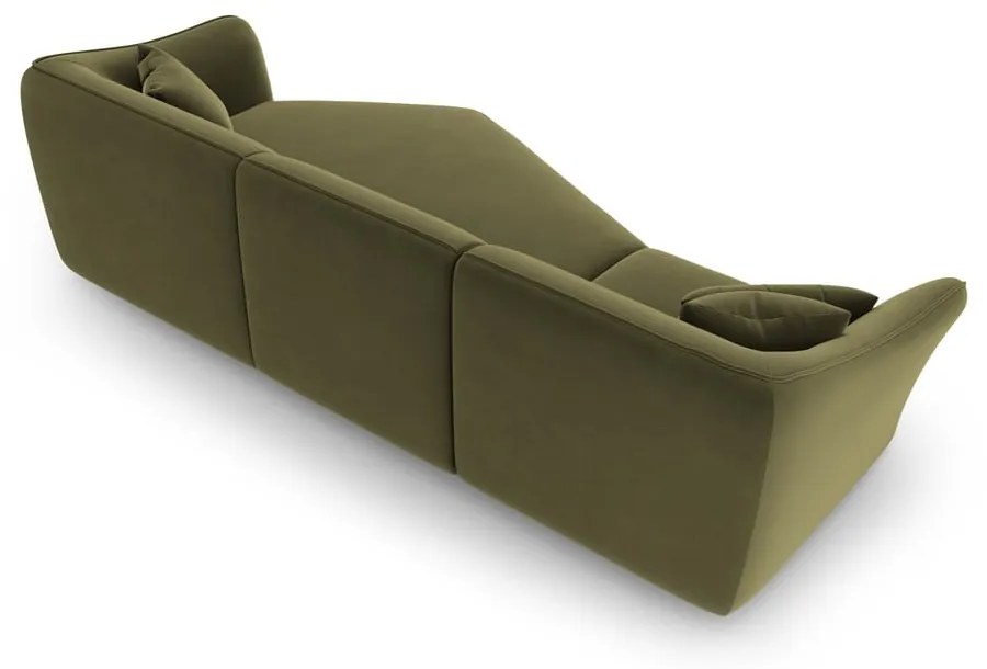 Zielony aksamitny narożnik Tokyo – Cosmopolitan Design