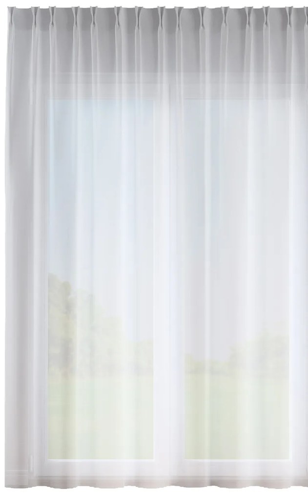 Firana na haczykach flex podwójnych