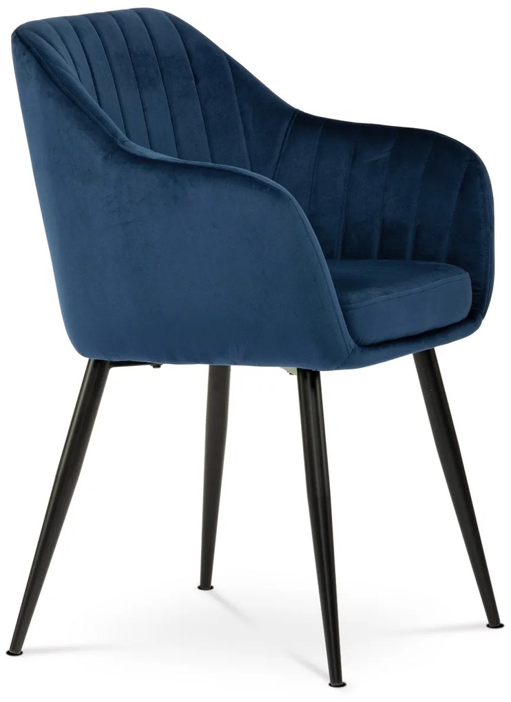 Zestaw krzeseł do jadalni PIKA BLUE4, 2 szt.
