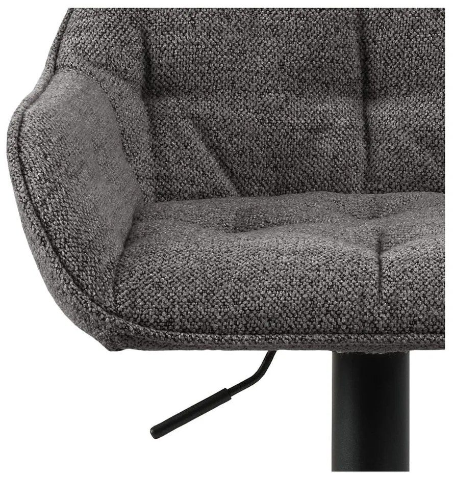 Ciemnoszare hokery obrotowe zestaw 2 szt. 109 cm Brooke – Actona