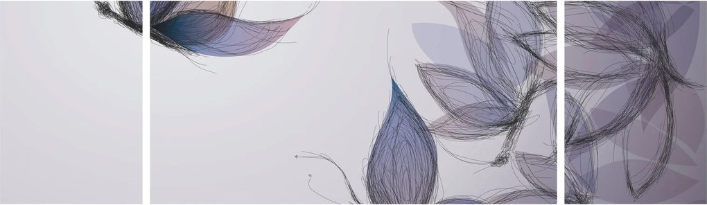 Obraz - Rysowanie motyli (170x50 cm)