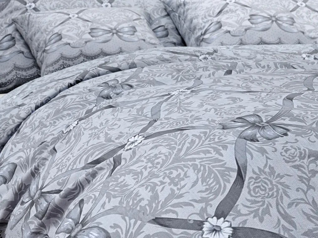 PrzytulneMieszkanie.pl PrzytulneMieszkanie.pl Pościel bawełniana HARMONY szara Rozmiar pościeli: 70 x 90 cm | 140 x 200 cm