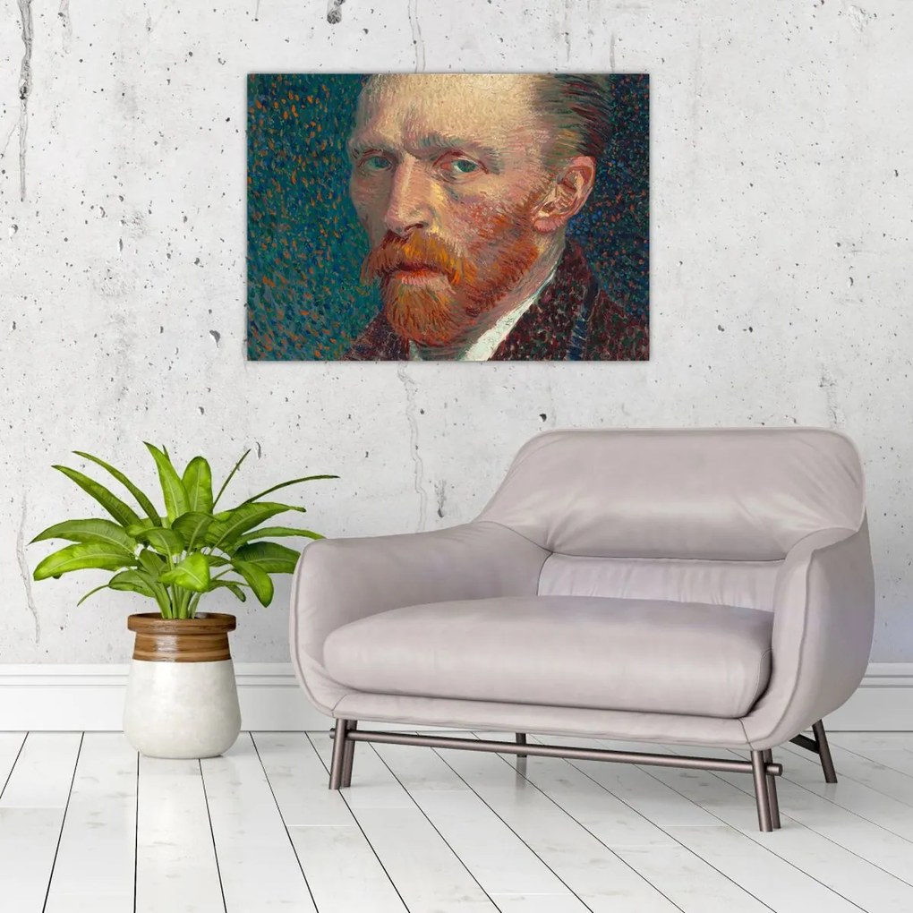 Obraz -  Vincent van Gogh, Self-Portrait, reprodukcje (70x50 cm)
