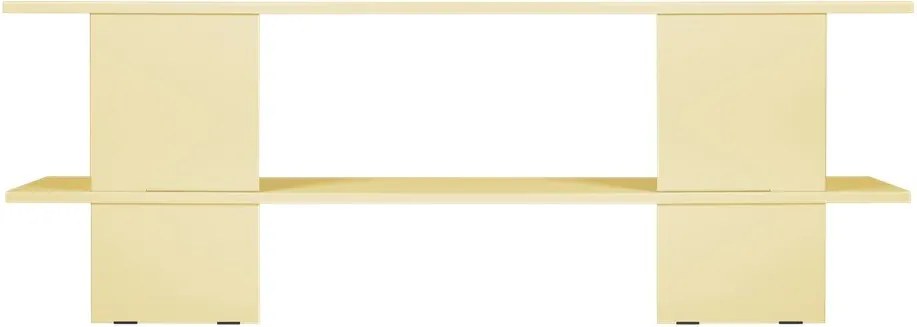 Żółty metalowy regał 160x57x37 cm Hes – noo.ma