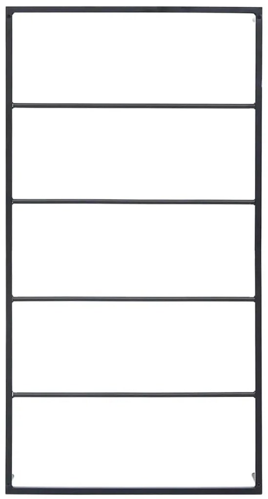 Czarna nowoczesna drabinka na ręczniki N8-F24