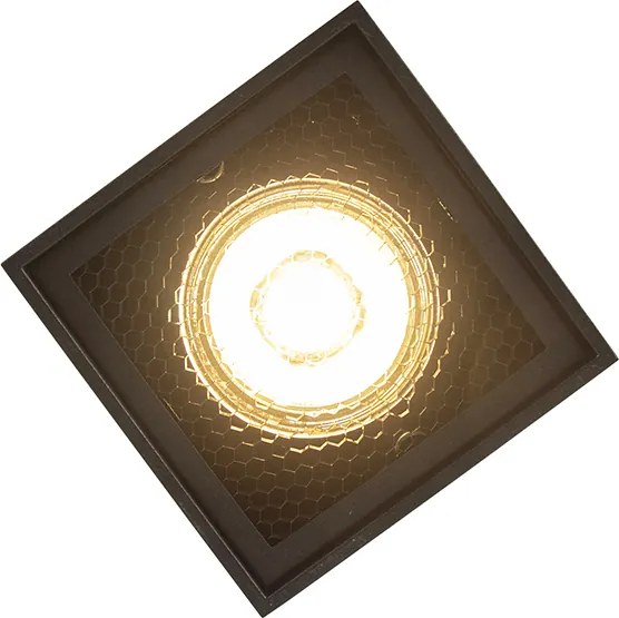 Inteligentny reflektor Design czarny z WiFi GU10 - Qubo Honey