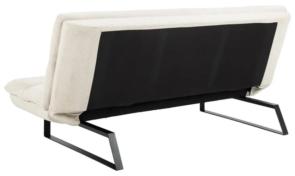 Biała rozkładana sofa 200 cm Arbonne – Actona