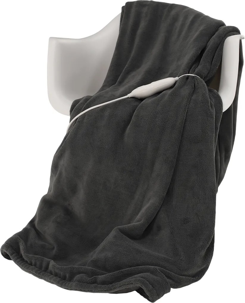 Elektryczny koc grzewczy MEDISA, ciemnoszary