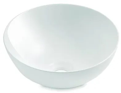 Bathco 4914 - Umywalka nablatowa DAKAR śr. 30 cm porcelana/biała