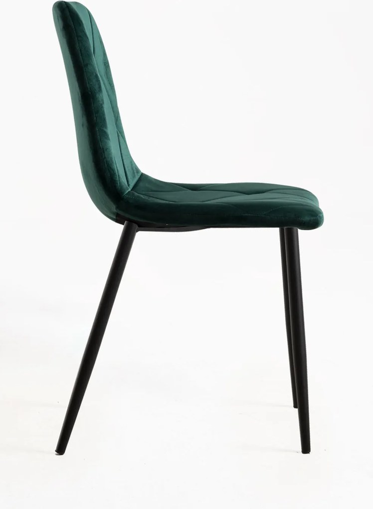 Zestaw 4 Krzese Lyke Aksamitne