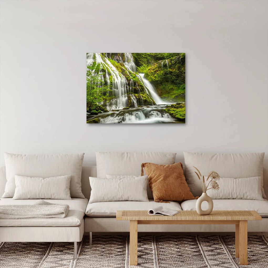 Obraz - Wodospad, Wind River Valley (70x50 cm)