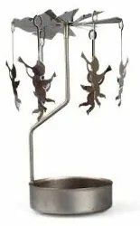 Ruchoma metalowa dekoracja z aniołkami