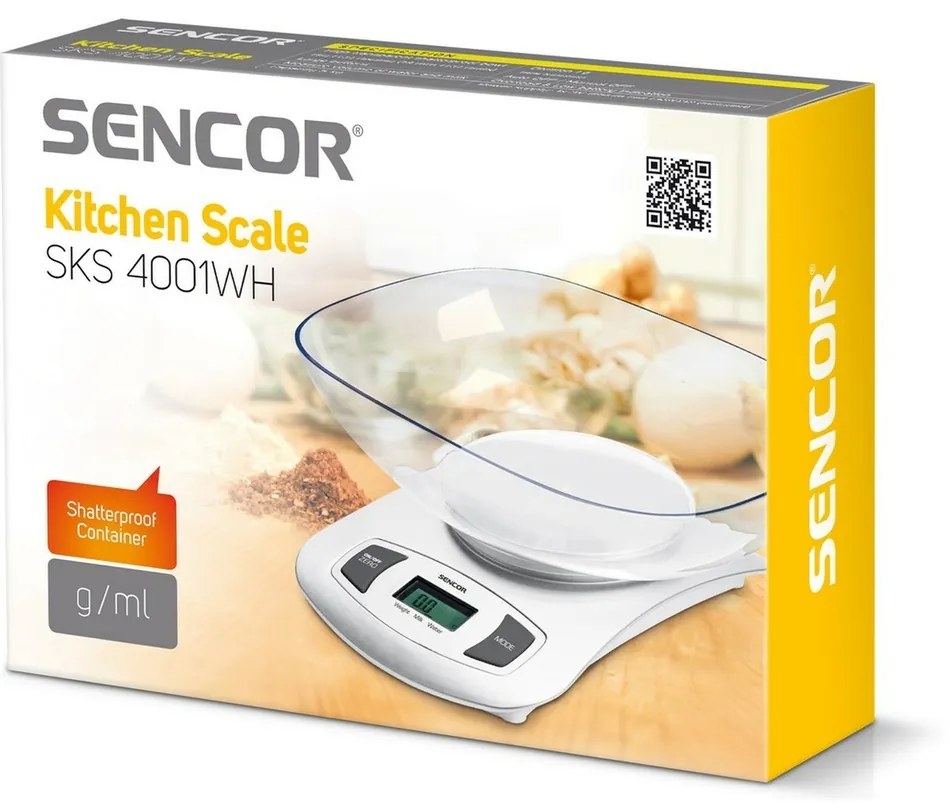 Sencor SKS 4001WH Waga kuchenna cyfrowa