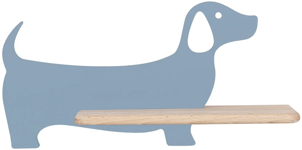 Niebieski w kształcie kinkiet ścienny pieska B0-R64