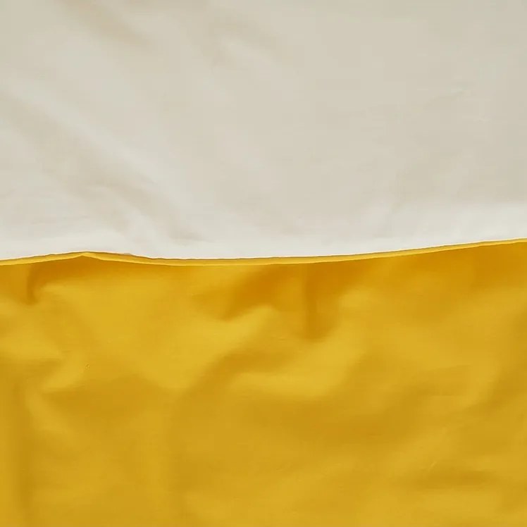 B.E.S. Petrovice Bawełniana pościel Double face musztardowa/kawowa, 140 x 220 cm, 70 x 90 cm
