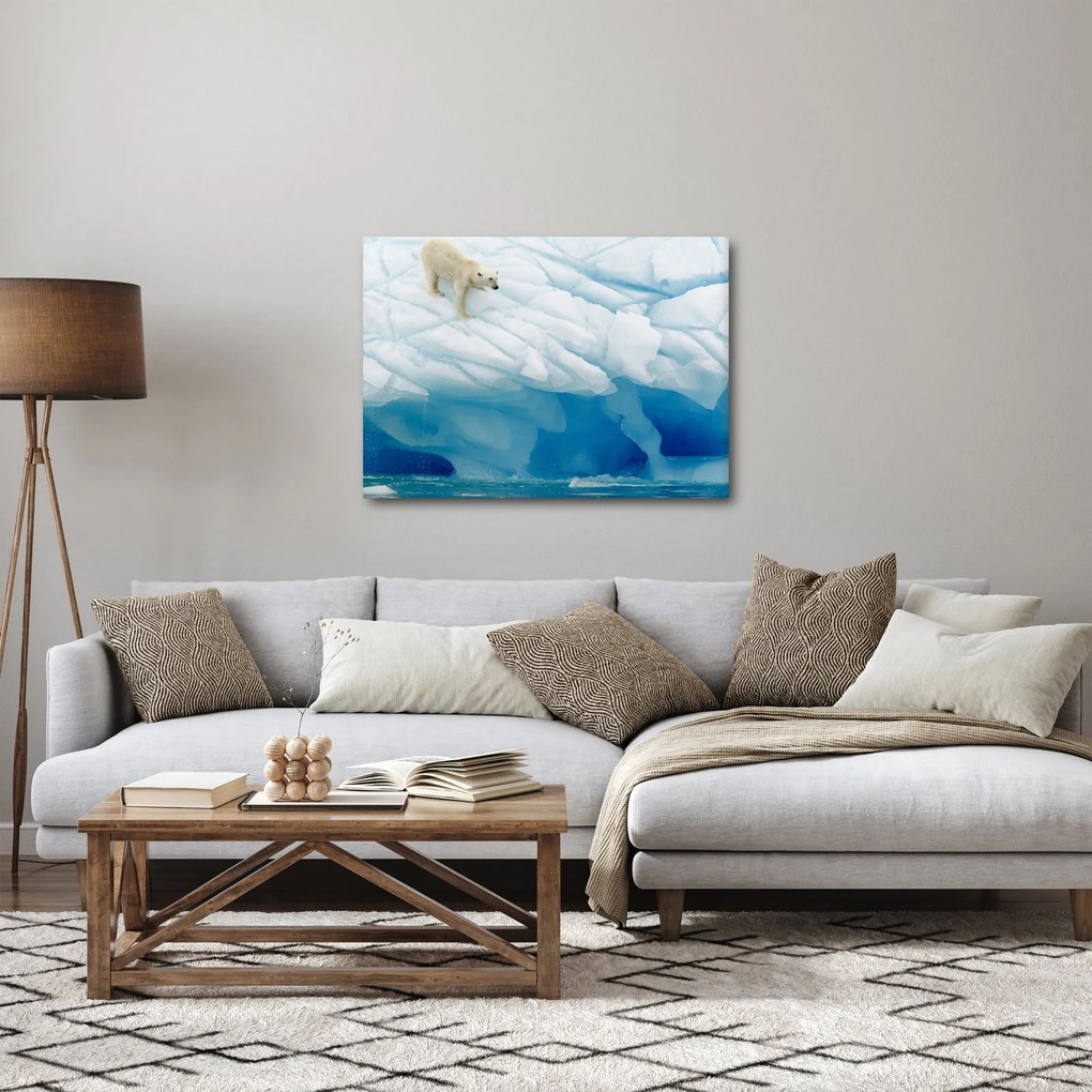 Obraz - Niedźwiedź polarny (70x50 cm)