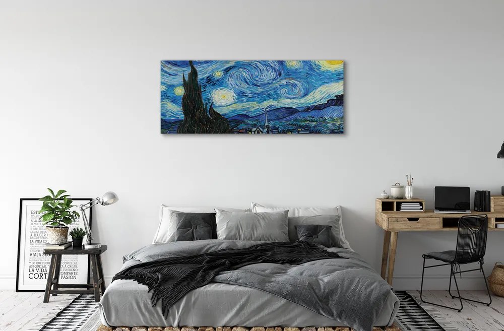 Zdjęcie na płótnie Gwiaździsta noc - Vincent van Gogh