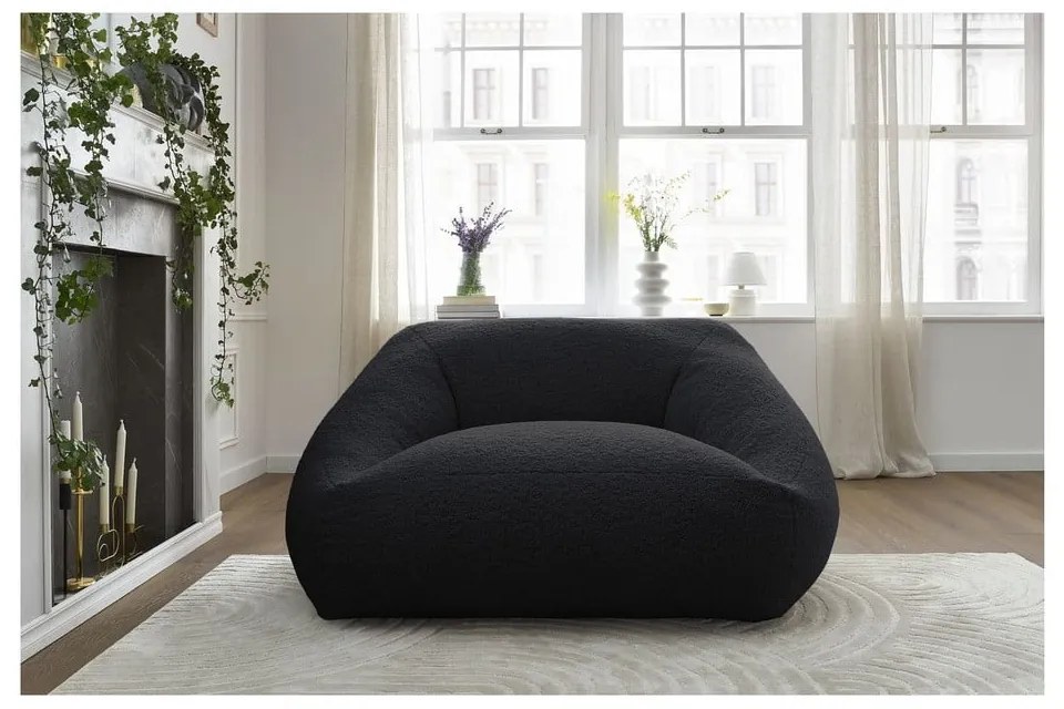 Czarny worek do siedzenia Lilibet – Bobochic Paris
