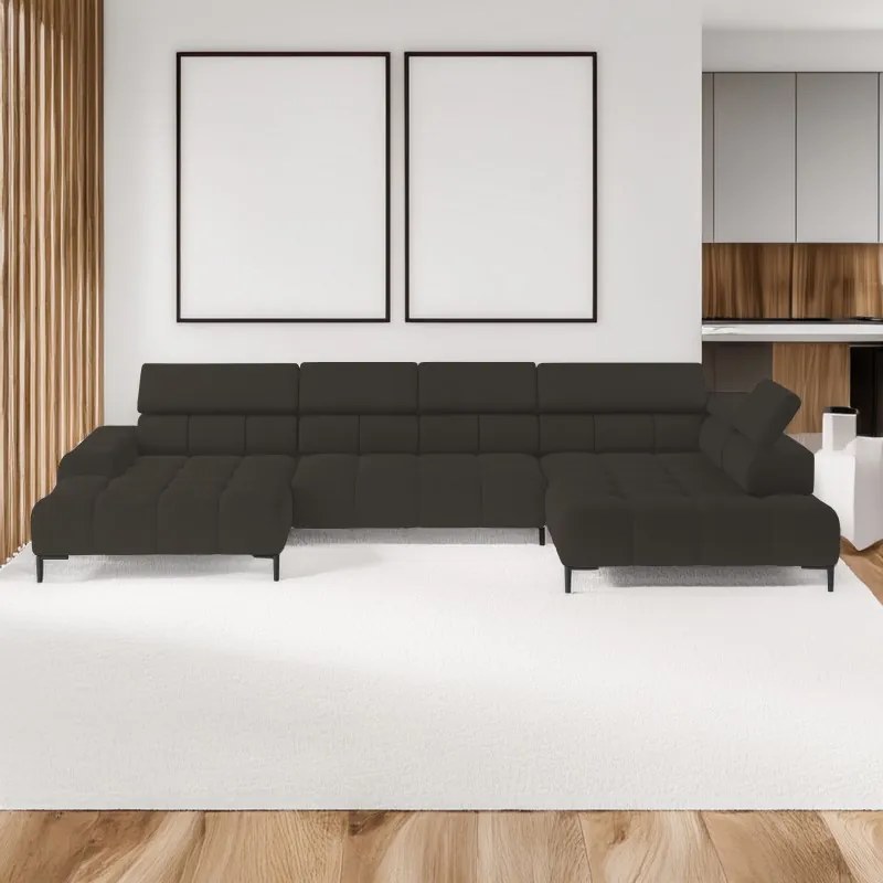 Narożnik PLAZA XL z elektryczną regulacją siedziska WERSAL