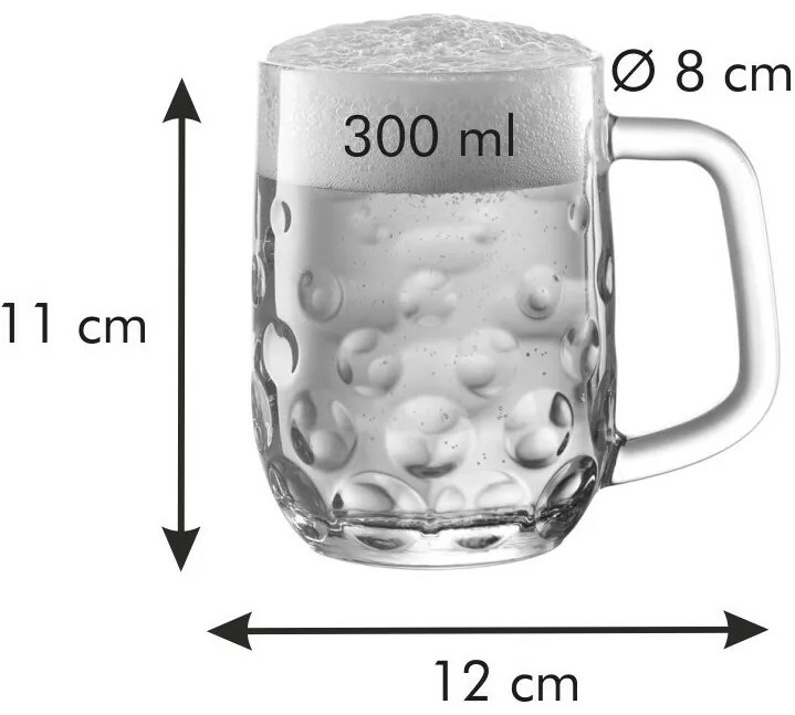 Tescoma Szklanka do piwa myBEER Salute!, 0,3 l, 0,3 l