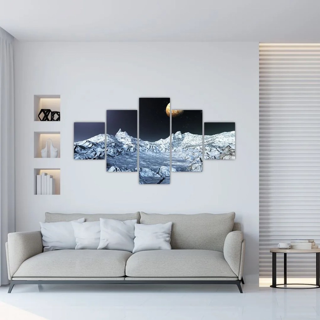Obraz kosmosu (125x70 cm)