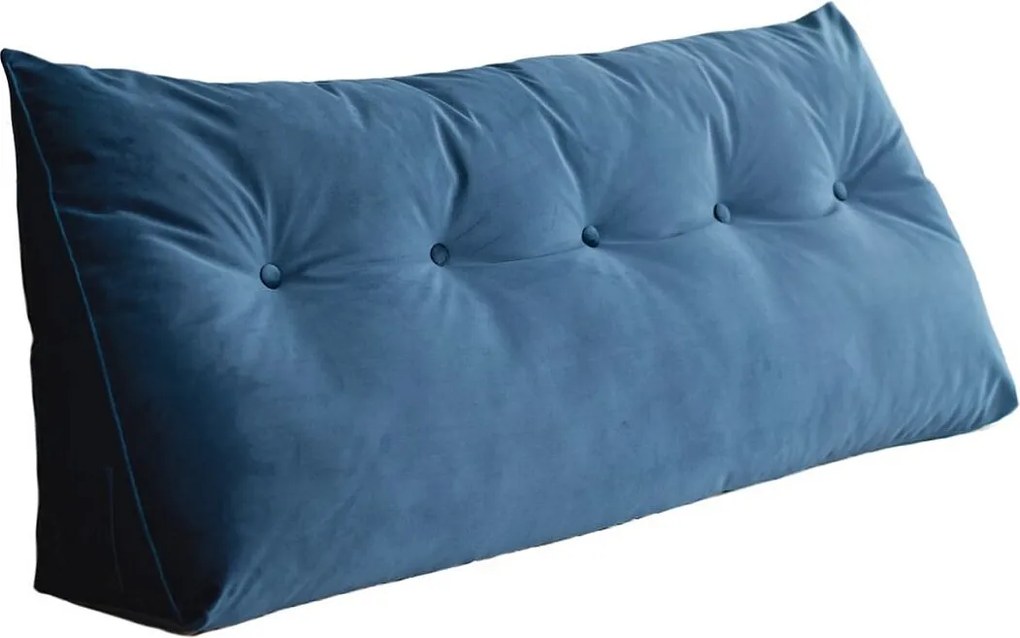 Poduszka na zagłówek PILLOW CHIC VELVET 180 granatowa