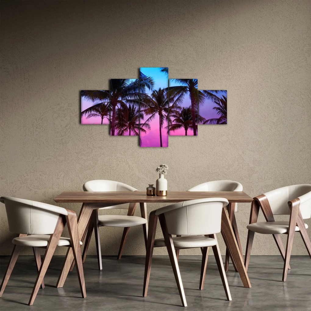 Obraz - Palmy w Miami (125x70 cm)