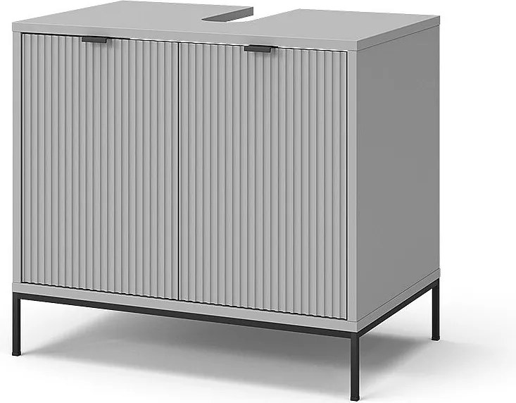 Szafka pod umywalkę szary 70x45.1x63 eliza