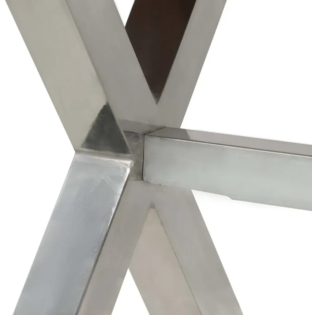 Brązowy stół z litego drewna B7-L40