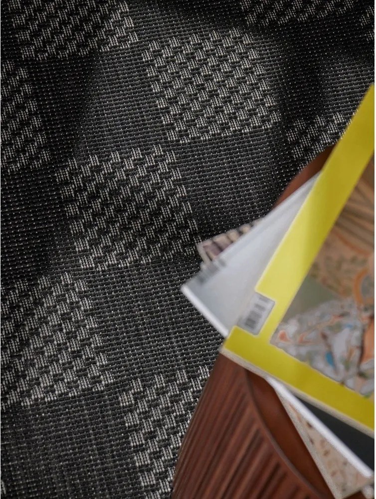 Czarno-kremowy dywan odpowiedni na zewnątrz 120x170 cm Haringey Dorothy – Ted Baker