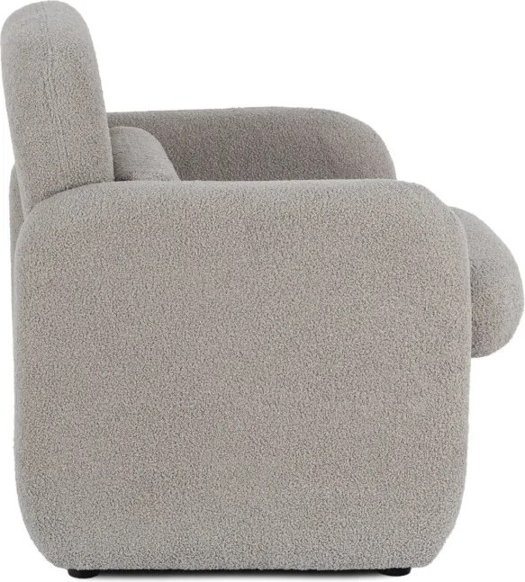 Fotel Wypoczynkowy do Salonu TOGO Szary Boucle Nowoczesny