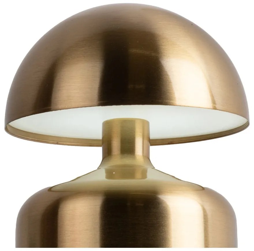 Złota lampa stołowa LED (wys. 15 cm) Impetu – Leitmotiv